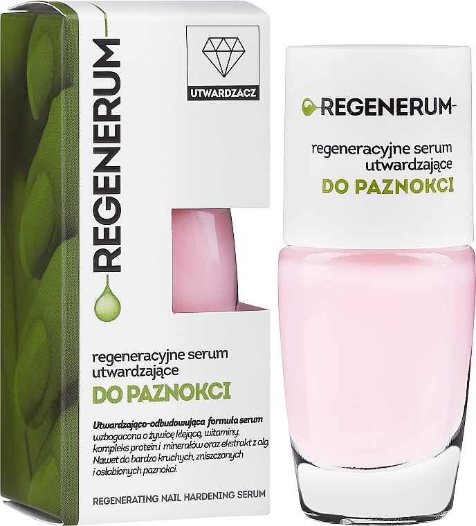 Regeneracyjne serum utwardzające do paznokci w lakierze - Aflofarm Regenerum Serum — Zdjęcie N2