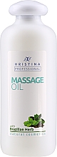 Kup Olejek do masażu z ziołami brazylijskimi - Hristina Professional Brazilian Herb Massage Oil