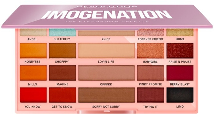 Paleta cieni do powiek - Makeup Revolution X Imogenation Eyeshadow Palette — Zdjęcie N1