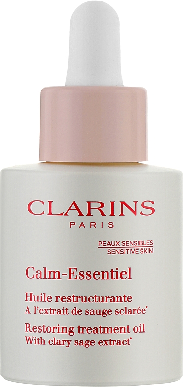 Rewitalizujący olejek do skóry wrażliwej - Clarins Calm-Essentiel Restoring Treatment Face Oil — Zdjęcie N1