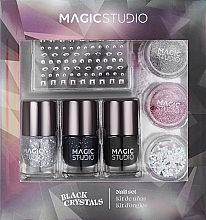 Zestaw, 7 produktów - Magic Studio Nail Set Black Crystails — Zdjęcie N2