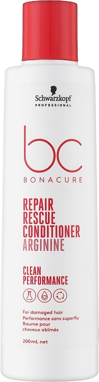 Odżywka do włosów zniszczonych - Schwarzkopf Professional Bonacure Repair Rescue Conditioner Arginine