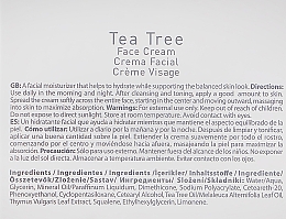 Krem do twarzy z olejkiem z drzewa herbacianego - Farmasi Dr. C. Tuna Tea Tree Face Cream — Zdjęcie N3