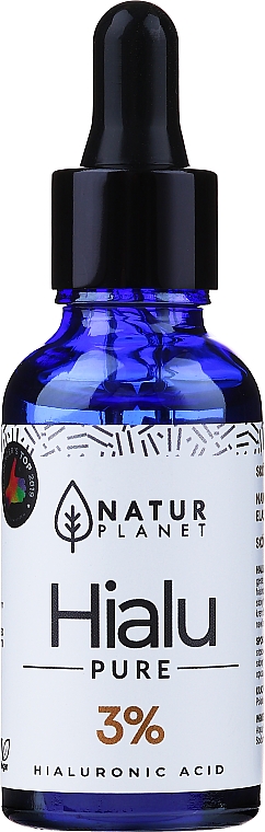 Serum z kwasem hialuronowym 3% - Natur Planet Hialu-Pure Forte 3% Hyaluronic Acid — Zdjęcie N3