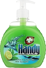 Mydło w płynie z cytryną i zieloną herbatą - Clovin Clovin Handy Lemon & Green Tea Antibacterial Liquid Soap — Zdjęcie N1