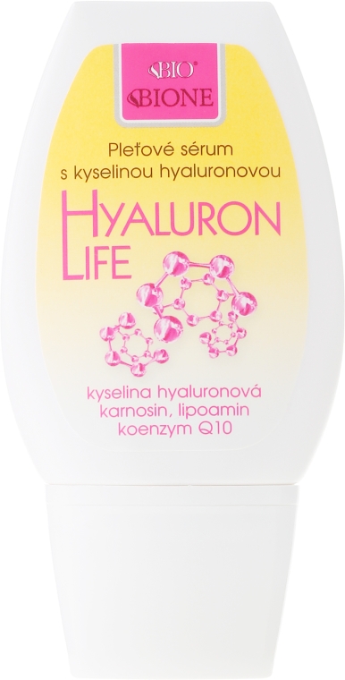 Odżywiające serum do twarzy z kwasem hialuronowym - Bione Cosmetics Hyaluron Life Serum — Zdjęcie N2
