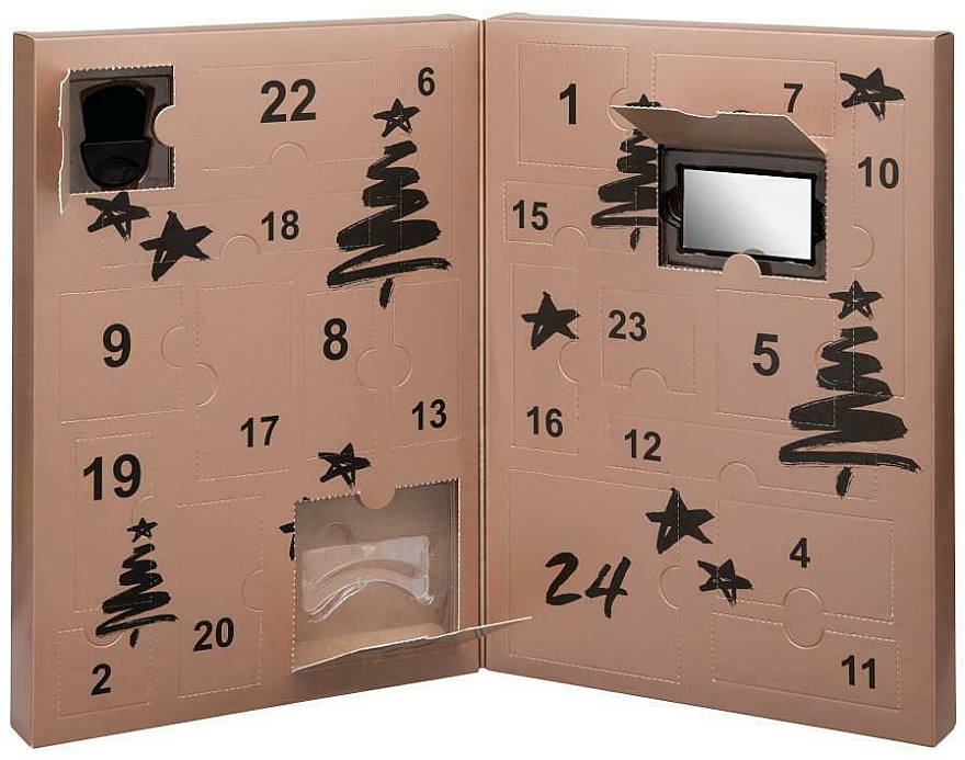 Zestaw Kalendarz adwentowy, 24 produkty - Technic Cosmetics Advent Calendar Make Up Beauty Gift Christmas — Zdjęcie N3