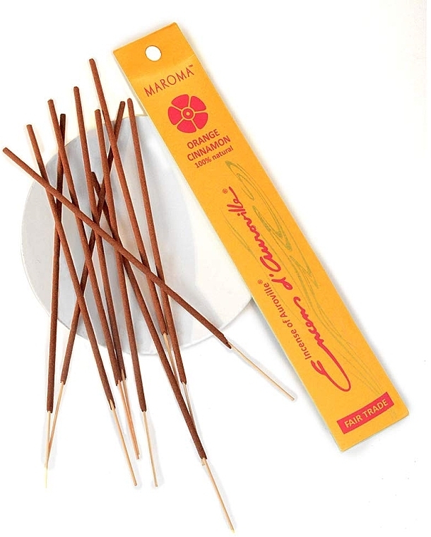 Kadzidełka Pomarańcza i cynamon - Maroma Encens d'Auroville Stick Incense Orange Cinnamon — Zdjęcie N4