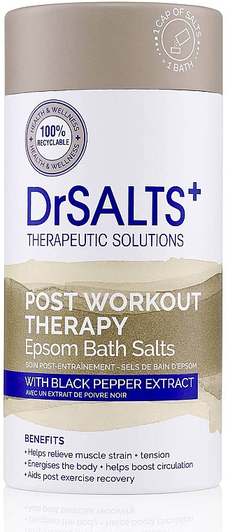 Sól do kąpieli - Dr Salts + Post Workout Therapy Magnesium Bath Salts — Zdjęcie N1