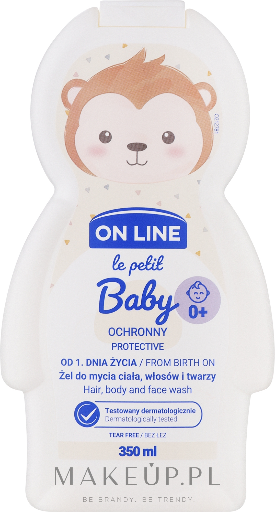 Żel do mycia ciała, włosów i twarzy - On Line Le Petit Baby Protective 0+ — Zdjęcie 350 ml