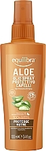 Olejek do włosów z filtrem przeciwsłonecznym - Equilibra Aloe Line Hair Protective Oil Spray — Zdjęcie N1