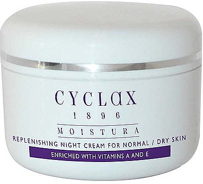 PRZECENA! Nawilżający krem do twarzy na noc - Cyclax Moistura Replenishing Night Cream Normal / Dry Skin * — фото N1