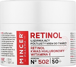 Kup Ujędrniający krem półtłusty do twarzy 50+ - Mincer Pharma Retinol N°502 Face Cream