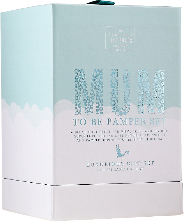 Zestaw - Scottish Fine Soaps Mum To Be Pamper Gift Set (Shw/gel/75ml + bath/soak/100ml + butter/75ml + soap/40ml) — Zdjęcie N1