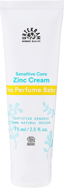 Bezzapachowy krem cynkowy dla dzieci - Urtekram No Perfume Baby Zinc Cream Bio — Zdjęcie N1