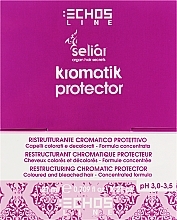Restrukturyzujące serum chroniące włosy farbowane - Echosline Seliar Kromatik Protector — Zdjęcie N3