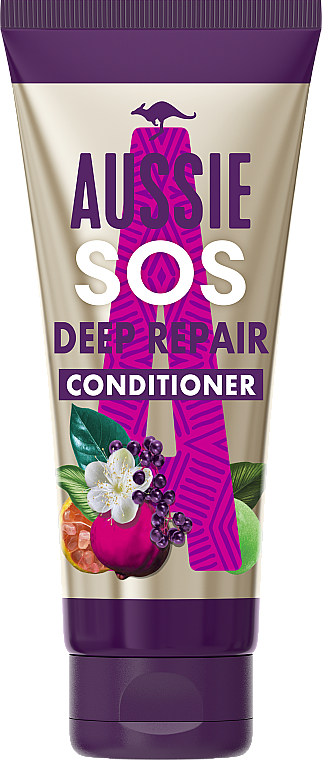 Odżywka do włosów zniszczonych - Aussie SOS Kiss of Life Hair Conditioner