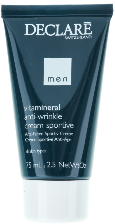 Przeciwzmarszczkowy krem dla mężczyzn - Declare Men Vitamineral Anti-Wrinkle Cream Sportive