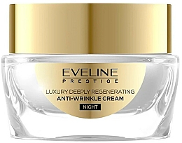 Luksusowy regenerujący kram przeciwzmarszczkowy na noc - Eveline Prestige 24k Snail & Caviar Anti-Wrinkle Night Cream — Zdjęcie N3