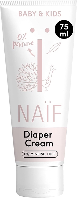 Krem na odparzenia pieluszkowe - Naif Baby Diaper Cream 0% Perfume — Zdjęcie N1