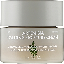 Kojący krem nawilżający do twarzy - Missha Artemisia Calming Moisture Cream — Zdjęcie N1