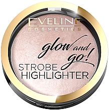 Kup Wypiekany rozświetlacz - Eveline Cosmetics Glow and Go! 