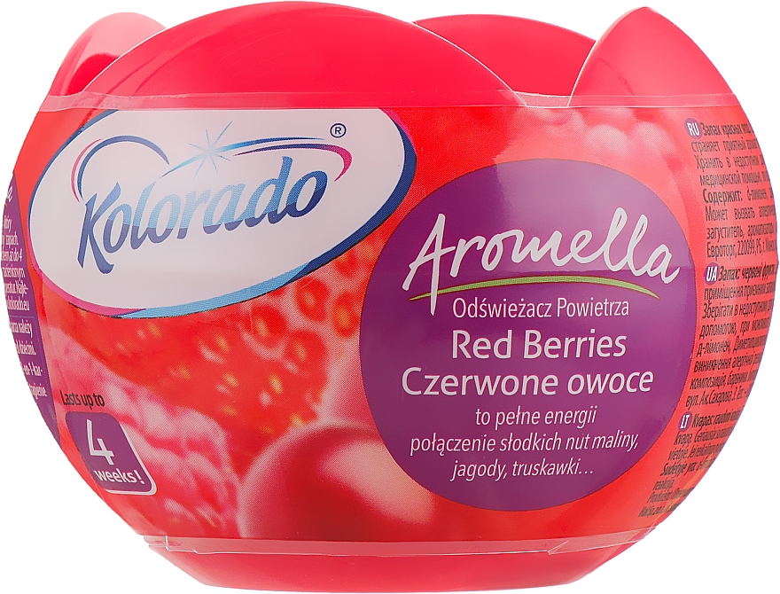 Odświeżacz w żelu "Czerwone jagody" - Kolorado Aromela — Zdjęcie N1