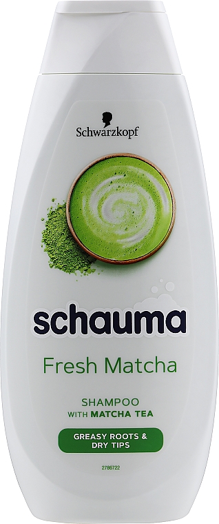 Szampon do włosów przetłuszczających się - Schwarzkopf Schauma Fresh Matcha — Zdjęcie N1