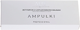 PRZECENA! Aktywator z liofilizowanymi malinami - APIS Professional Concentrate Activator Ampule * — Zdjęcie N1