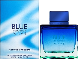 Antonio Banderas Blue Seduction Wave - Woda toaletowa — Zdjęcie N2