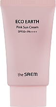 Filtr przeciwsłoneczny z kalaminą - The Saem Eco Earth Power Pink Sun Cream — Zdjęcie N2