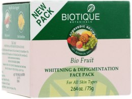 Kup Wybielająca maska z olejem z rokitnika Bioowoce - Biotique Fruit Whitening & Depigmentation Facewash