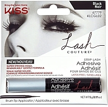 Czarny klej do rzęs - Kiss Lash Couture Adhesive Strip Lash Black — Zdjęcie N1