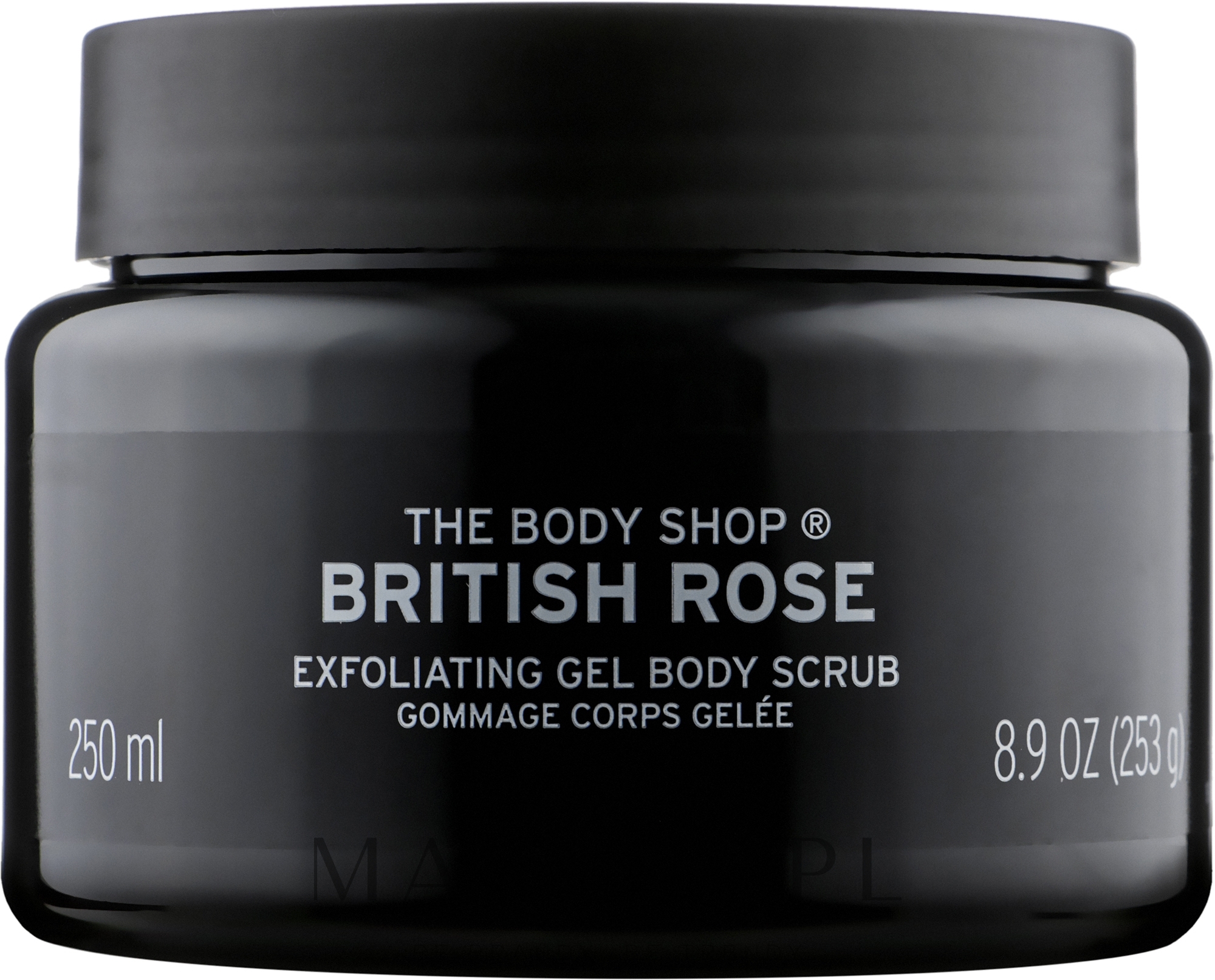 Złuszczający żel peelingujący do ciała Róża brytyjska - The Body Shop British Rose Exfoliating Gel Body Scrub — Zdjęcie 250 ml