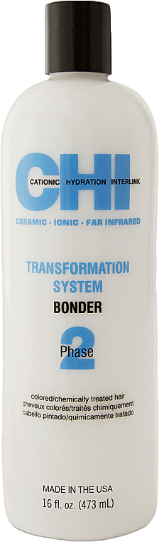 System trwałego prostowania włosów Utrwalacz Faza 2 Formuła B (niebieska) - CHI Transformation Bonder Formula B — Zdjęcie N1
