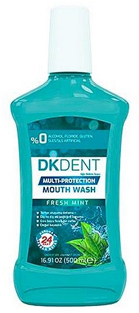 Płyn do płukania ust Mięta - Dermokil DKDent Multi-Protection — Zdjęcie N1