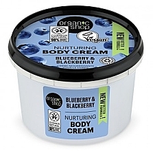 Kup Krem do ciała Jagoda i jeżyna - Organic Shop Nurturing Body Cream Blueberry & Blackberry