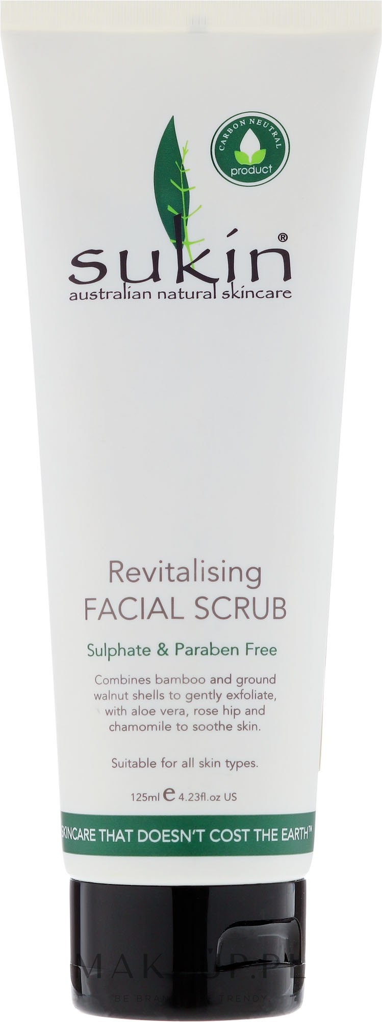 Rewitalizujący peeling do twarzy - Sukin Revitalizing Facial Scrub — Zdjęcie 125 ml