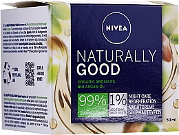 Regenerujący krem na noc do wszystkich rodzajów skóry - NIVEA Naturally Good Regenerating Night Care — Zdjęcie N5