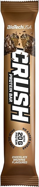 Batonik proteinowy Brownie - BiotechUSA Crush Bar Chocolate-Brownie — Zdjęcie N1