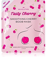 Ujędrniająca maska ​​na okolice biustu - I Heart Revolution Tasty Cherry Boob Sheet Mask — Zdjęcie N1