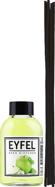 Dyfuzor zapachowy Zielone jabłko - Eyfel Perfume Reed Diffuser Green Apple — Zdjęcie N2