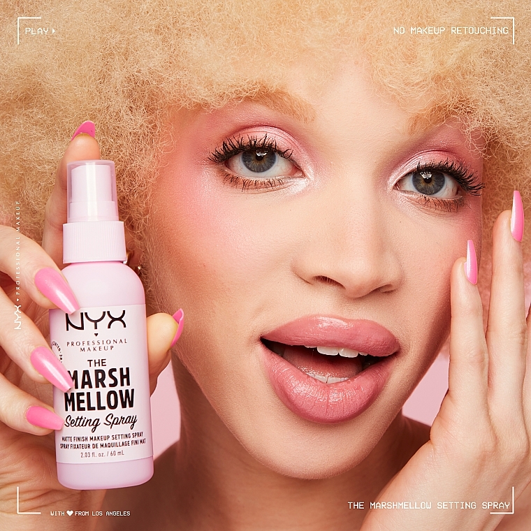 Spray utrwalający makijaż - NYX Professional Makeup Marshmellow Setting Spray — Zdjęcie N7