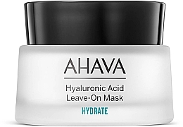 Maska ​​z kwasem hialuronowym bez spłukiwania - Ahava Hyaluronic Acid — Zdjęcie N1