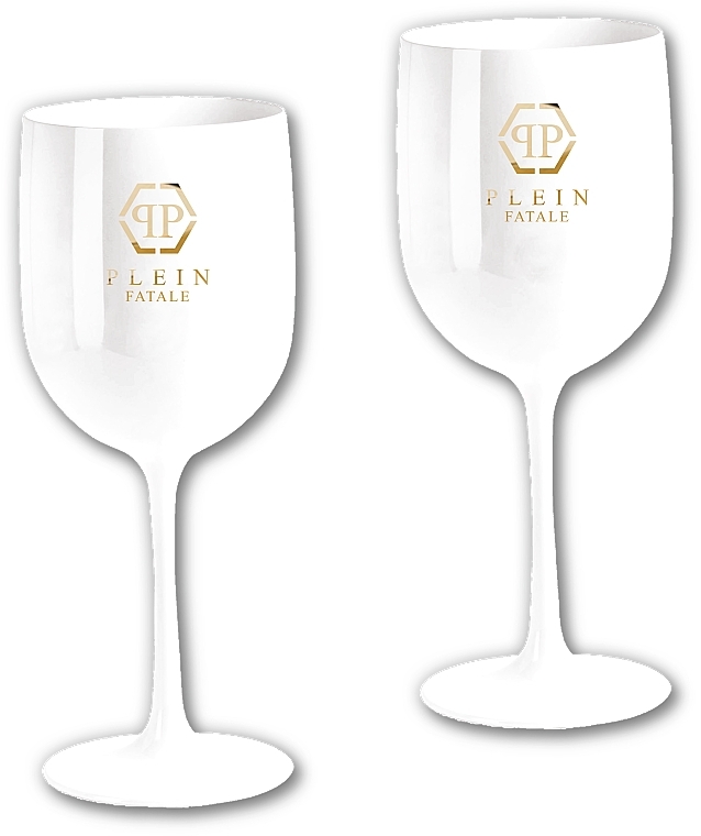 PREZENT! Kieliszki do szampana, 2 szt. - Philipp Plein Fatale Champagne Glasses — Zdjęcie N1