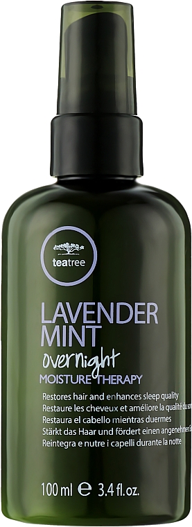 Regenerujące serum do włosów na noc - Paul Mitchell Tea Tree Lavender Mint Overnight Moisture Therapy — Zdjęcie N1