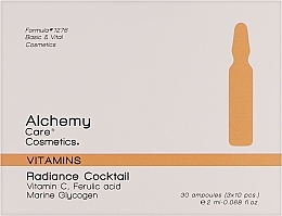 Kup Ampułki przeciwstarzeniowe do twarzy - Alchemy Care Cosmetics Antiaging Radiance Cocktail Vitamin C