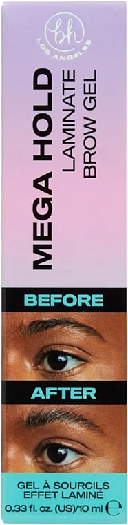 Żel do brwi z efektem laminowania - BH Cosmetics Los Angeles Mega Hold Laminate Fix Brow Glue — Zdjęcie N3