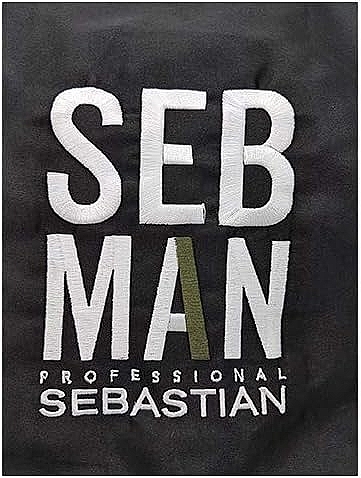 Peleryna fryzjerska, czarna - Sebastian Professional Seb Man Hairdressing Cape — Zdjęcie N2