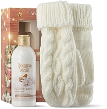 Zestaw - Bottega Verde Mandorle Dolci (b/lot/250ml + mittens) — Zdjęcie N2